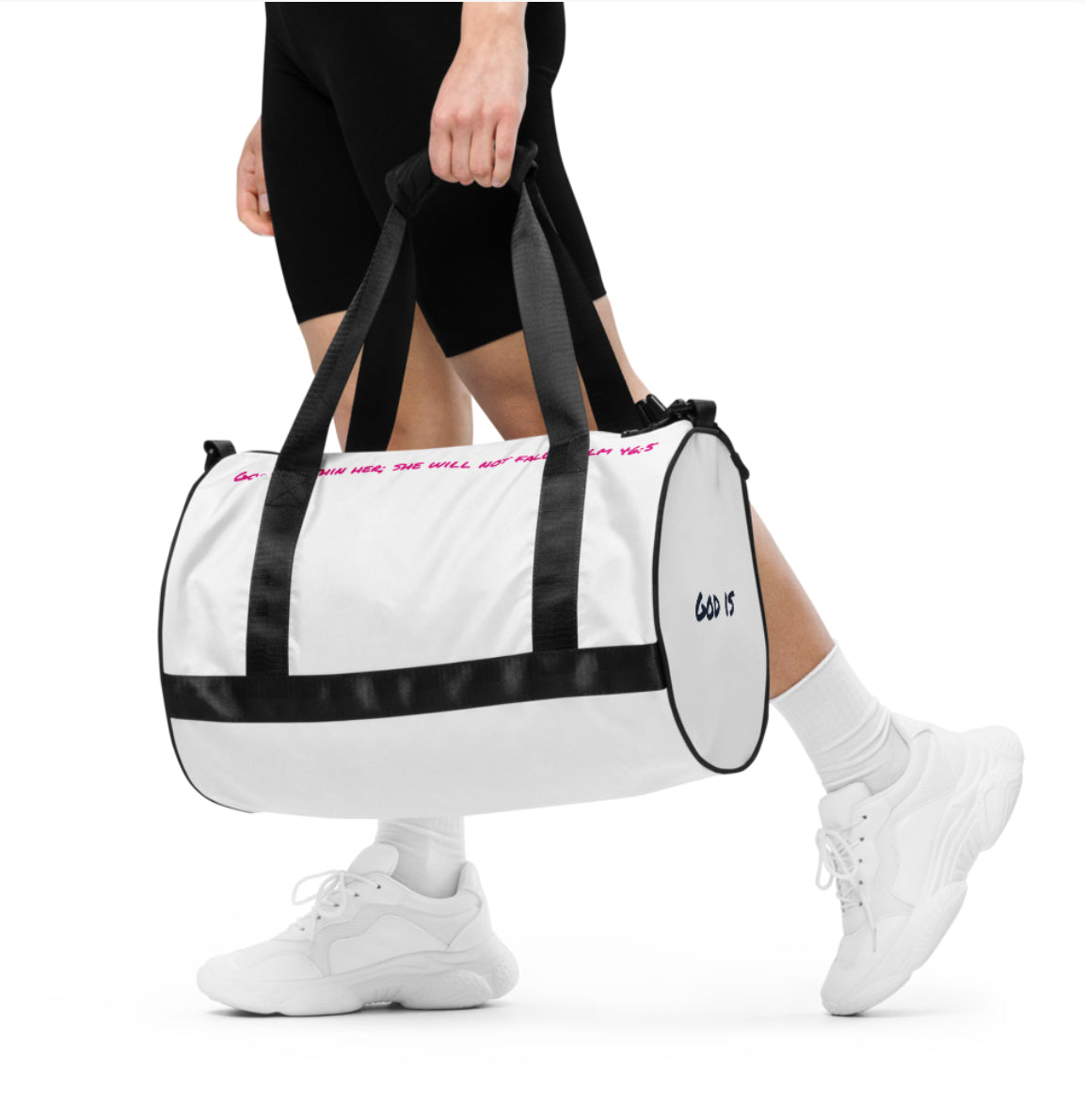 God is Within Her Gym Bag