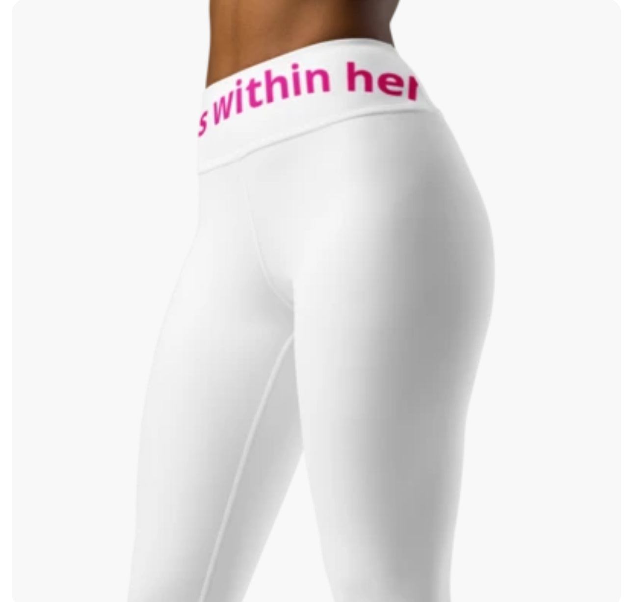 God is Within Her CurvX Yoga Leggings