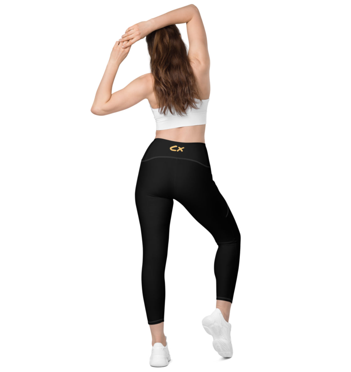 CurvX Crossover Leggings with Pockets