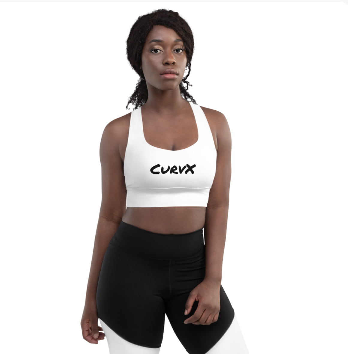 CurvX Recycled Longline Sports Bra