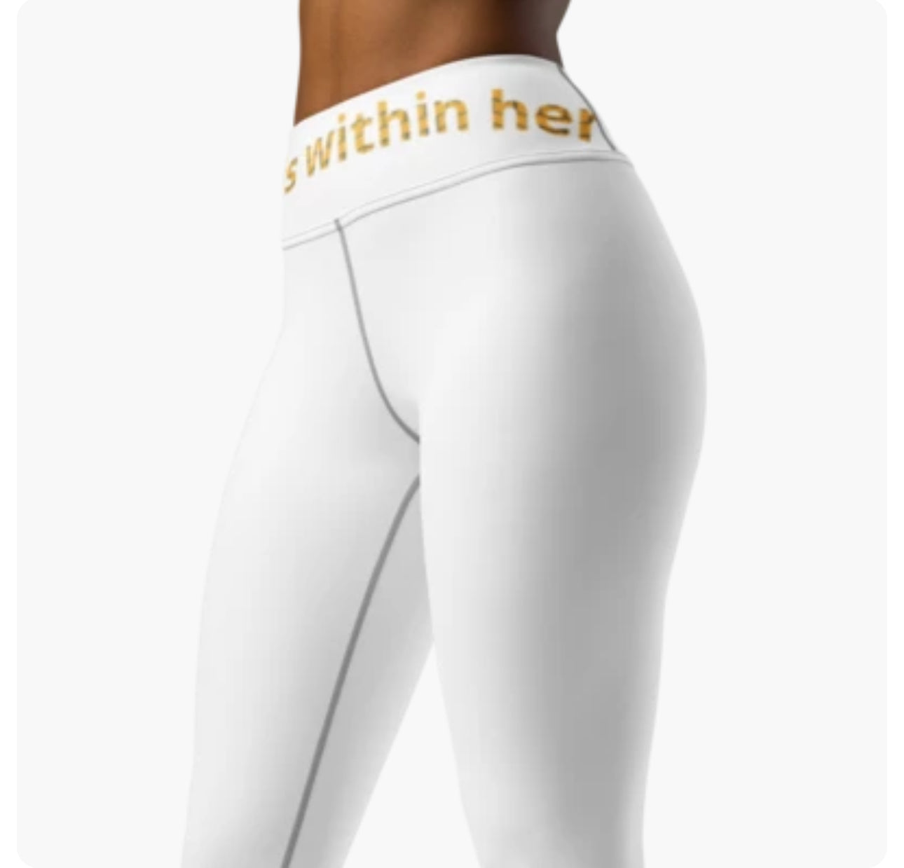 God is Within Her CurvX Yoga Leggings